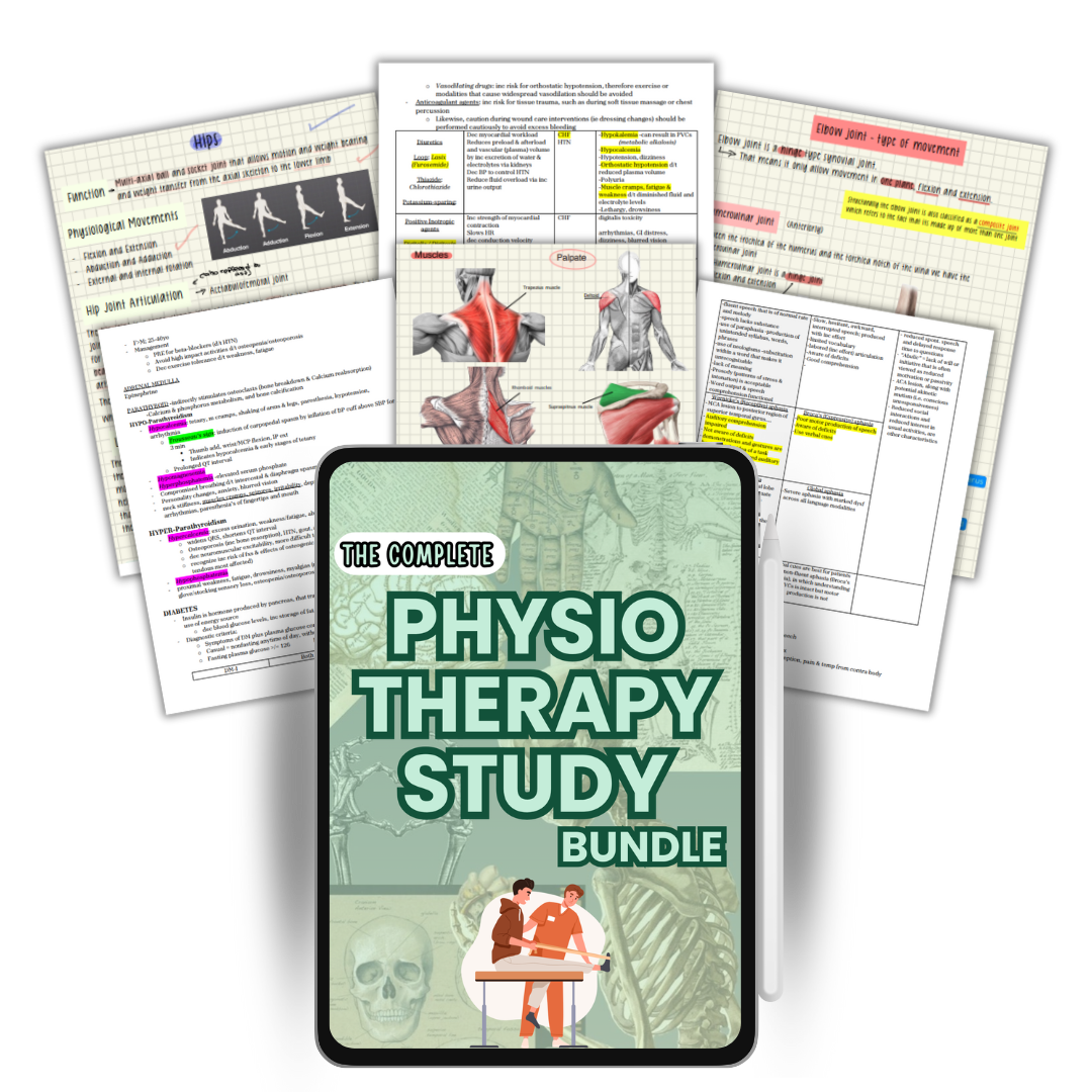 The Complete Physio Therapy Study Bundle - 2025 Edition